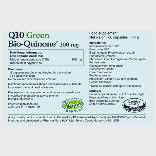 Q10 Green Bio-Quinone 100mg