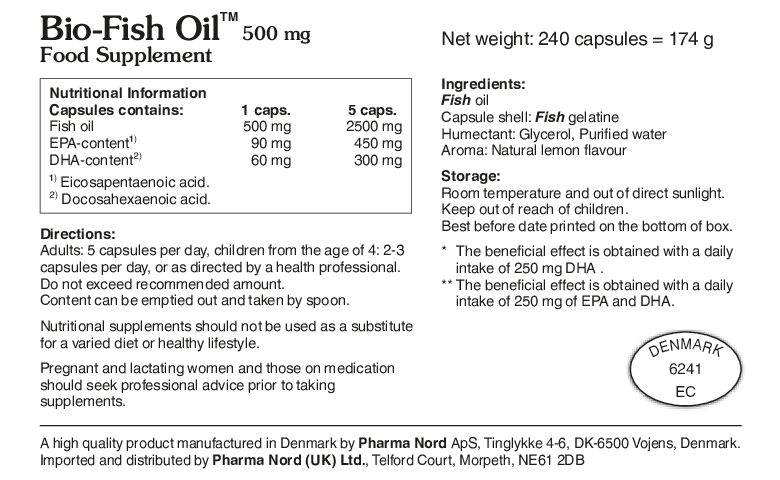 Bio-Fish Oil 500mg