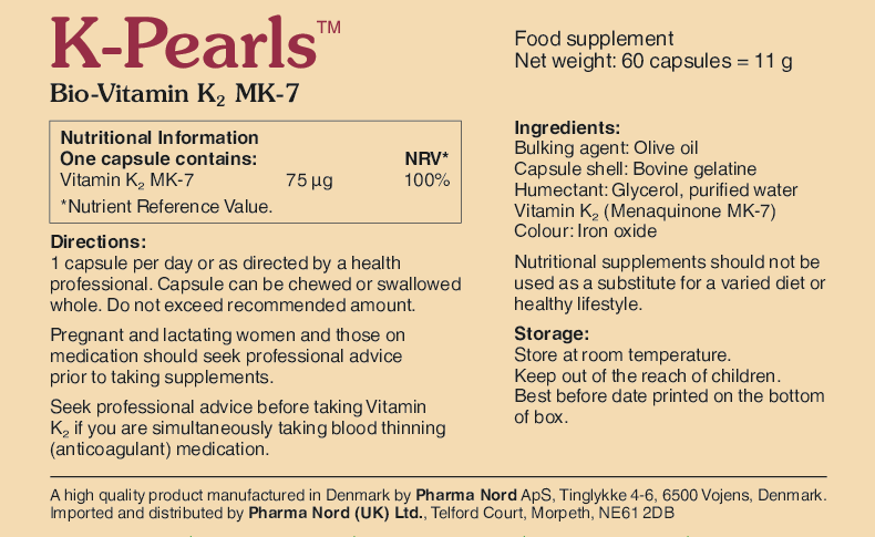 K Pearls -  Bio-Vitamin  K2 MK7