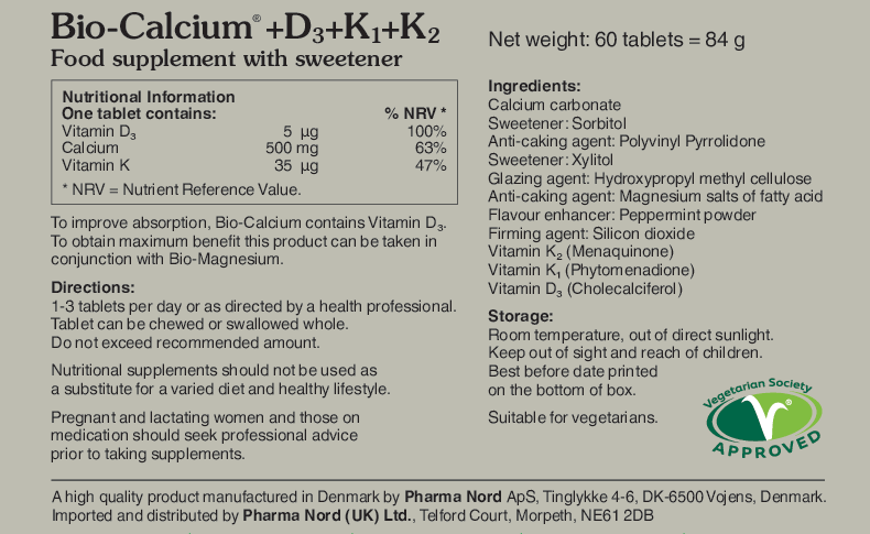 Bio-Calcium+D3+K1+K2