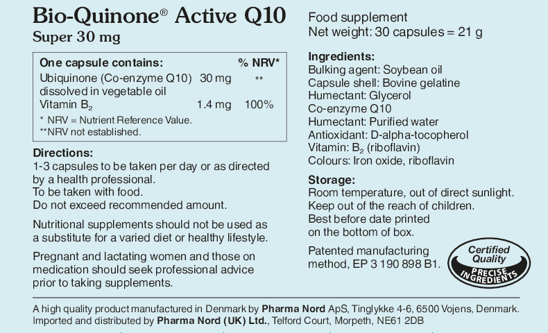 Bio-Quinone Active Q10 GOLD Starter Pack -100mg (Ubiquinone)