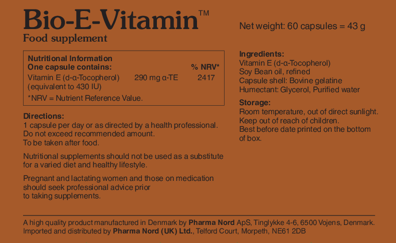Bio E Vitamin 430IU