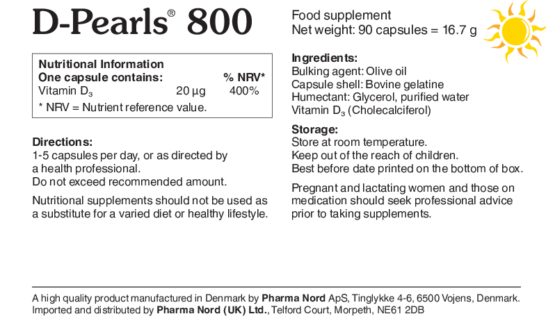 D-Pearls 800 Bio-Vit D3