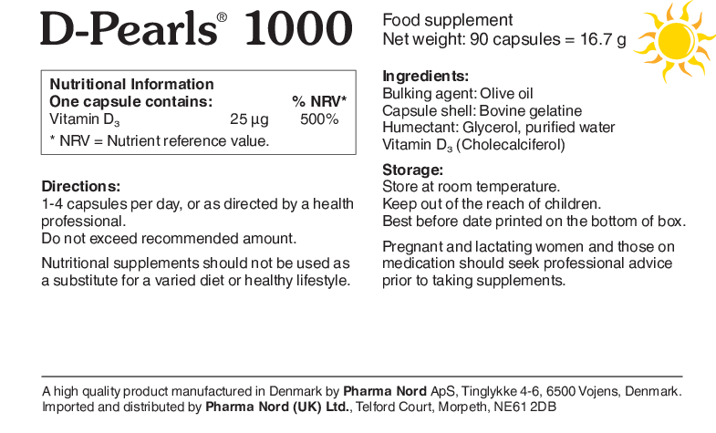 D-Pearls 1000 Bio-Vit D3