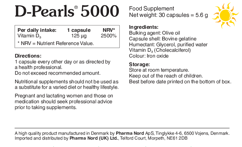 D-Pearls 5000 Bio-Vit D3