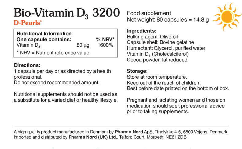 Bio-Vitamin D3 3200IU 80mcg