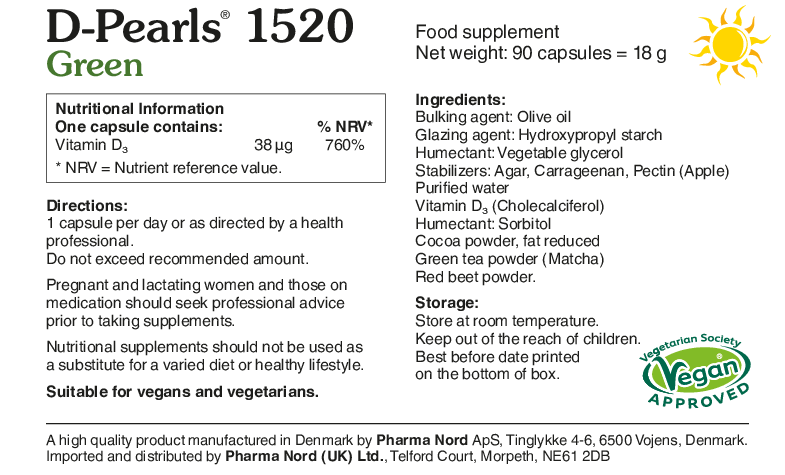 D-Pearls Green 1520 IU