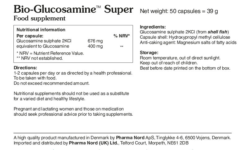 Bio-Glucosamine Super 675mg