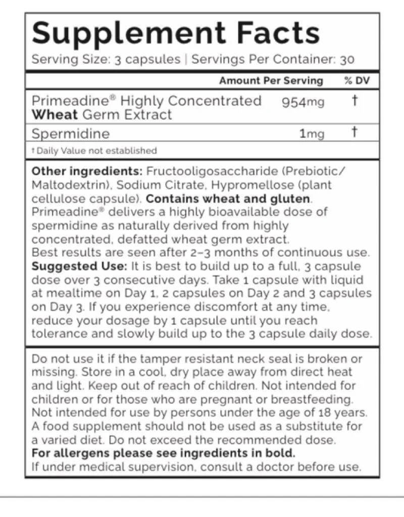 Primeadine® Original with Spermidine