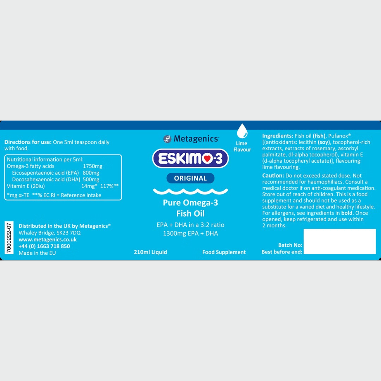 Eskimo®-3 Fish Oil Liquid