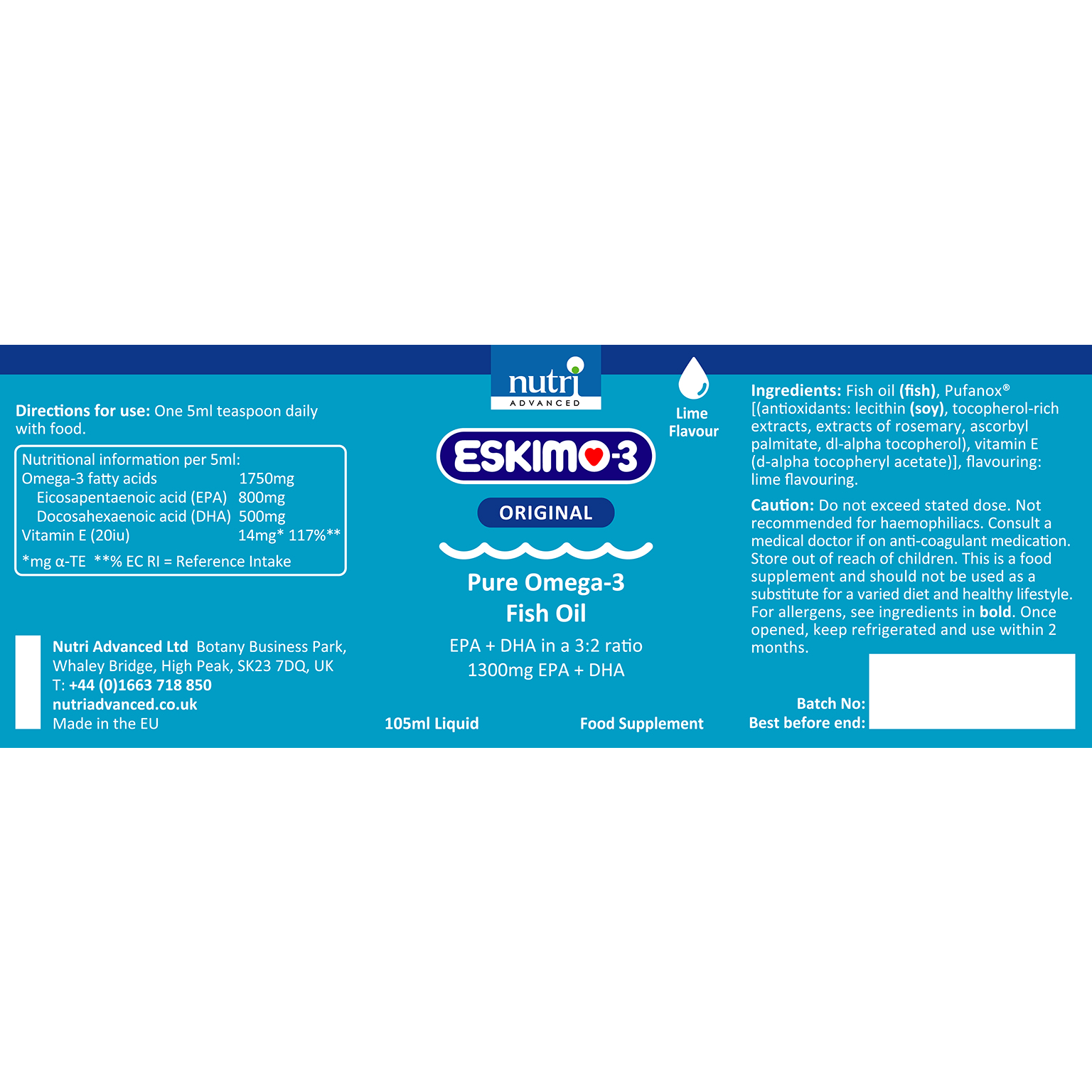 Eskimo®-3 Fish Oil Liquid
